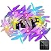 MZD8391 Solar String Lights, 20 LED Dragonfly String Lights, Waterproof Decorative String Lights for Patio, Garden, Gate, Yard, Party, Wedding (Solar Dragonfly Light)