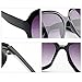 HUAYI Women's UV400 Oversized Eyeglasses Sunglasses Product Eyes