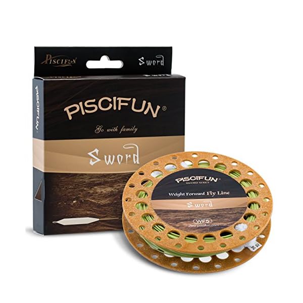 Piscifun-Sword-Weight-Forward-Floating-Fly-Fishing-Line-with-Welded-Loop-WF3-4-5-6-7-8wt-90-100FT