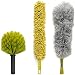 DocaPole Dusting Kit for Extension Pole or by Hand | Cleaning Kit Includes 3 Dusting Attachments | Cobweb Duster | Microfiber Feather Duster | Flexible Chenille Ceiling Fan Duster primary