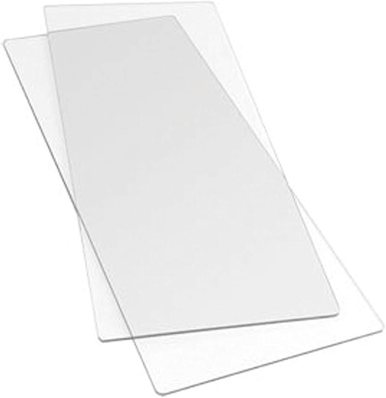 Mardili Plastic PMMA Cutting Pads compatiable for Big Shot, BIGkick Clear and Wrap-Resistant, Extended(14.75" x 6.25"), 1 Pair