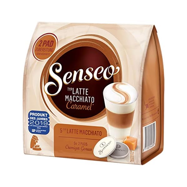 SENSEO Pads Typ Latte Macchiato Caramel Senseopads Kaffeepads 10x5 Getränke – Bild 5