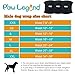 Paw Legend Washable Dog Belly Band Wrap Diapers for Male Dog | High Absorbing Puppy & Doggy Diapers Male (3 Pack,Black,Black,Black,Large)