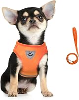 FEimaX Cat Dog Harness and Leash Set No Pull Reflective Mesh Vest view 2