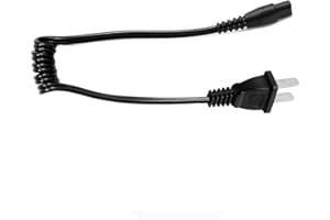 KPPTYTY Stun Gun Charger Cord Compatible with VTS-T03, VTS-195; Police 305, Police 928-58, Avenger, Guard Dog Security, Jolt, Stun Master and Most Other Stun Guns