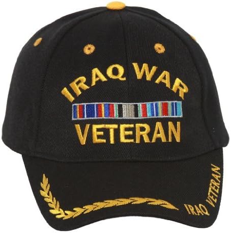 Military Iraq War Veteran with Ribbon Adjustable Hat