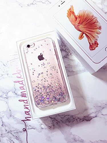 iPhone 6S case iPhone 6 case Glitter Ombre Silver Diamond TPU silicon gel phone case Sparkle Transparent