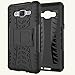 Galaxy J2 Prime Case Galaxy Grand Prime Plus Case, Remex Military Tires Leather and Stent and Shockproof Anti-Scratch Non-Slip for Samsung Galaxy Grand Prime Plus / J2 Prime (Black)