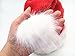 ALIMITOPIA 2pcs Christmas Santa Hat,Double Layer Luxury Plush Christmas Santa Claus Cap Xmas Hat for Adults