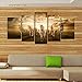 Cenblue Art-Modern Oil Paintings on Premium Canvas Horses Pattern Wall Art Prints for Home Decoration (8x16inchx2pcs, 8x20inchx2pcs, 8x24inchx1pc)