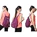Waterproof Drawstring Sport Bag, Large lightweight Gym Sackpack backpack for Men and Women (Purple)