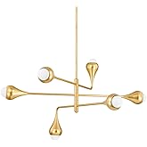 Mitzi HUSDON Valley Lighting H850806-VGL Luciel - 6 Light Chandelier 25.25 inches Tall and 34.75 inches Wide - Vintage Gold L