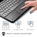 Cooper TOUCHPAD Executive Keyboard case Compatible with Nvidia Shield Tablet | 2-in-1 Bluetooth Wireless Keyboard with Touchpad & Leather Folio Cover | Touchpad Mouse (Black)