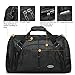 Zebella Mens Large Holdall Gym Sports Bag Sports School Travel Luggage Duffle Black