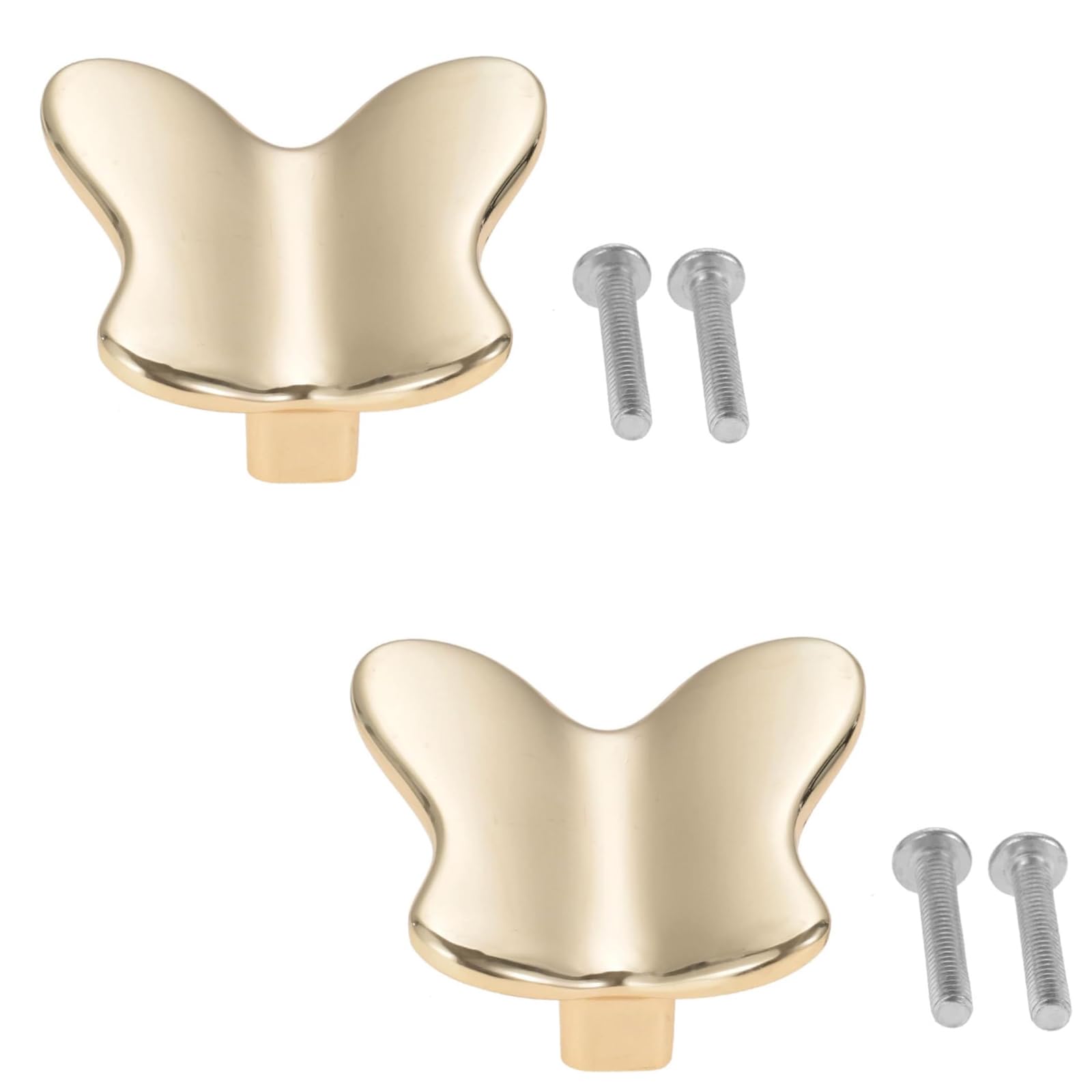 Mgoodoo 2Pcs Butterfly Handle Knobs for Kitchen Cabinet Door Drawer Handles and Knobs Furniture Hardware