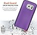 Galaxy S7 Case, CellEver Dual Guard Series Protective Shock-Absorbing Anti-Scratch Dual-Layer Cover for Samsung Galaxy S7 (2016) - Purple