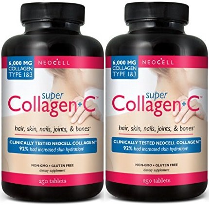 Neocell Super Collagen+C Type 1 and 3, 6000mg plus Vitamin C (250 x 2)