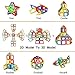60 Pcs Magnetic Building Blocks, Kids Building Tile Set for Imagination Skill, STEM Learning Educational Toys for Baby Toddlers