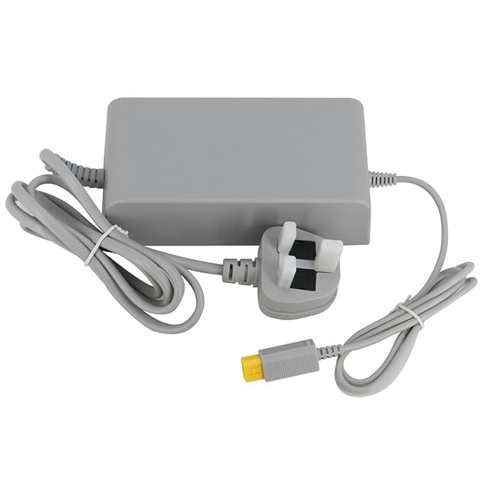 Adapter for Nintendo Wii U Console, COCOTOP 3 Pin UK Plug Replacement