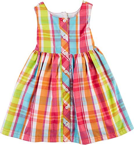Penelope Mack Baby Girls Plaid Dress 12 Months Multi