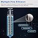 GOLDEN ICEPURE DW2042FR-09 Aqua Crystal Water Filter Replacement for Daewoo DW2042FB, 2Pack, Kenmore 469130, Refrigerator 111.7304561, 60199-0006802-00, FRN-Y22D2V, FRN-Y22D2W, FRNY22F2VI, 3019986700