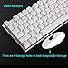 E Element Z-88 RGB Mechanical Gaming Keyboard, Red Switch – Linear & Quiet, Programmable RGB Backlit, Water Resistant, 104 Keys Anti-Ghosting for Mac PC, Whitethumb 1