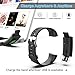 Saikee Fitness Tracker, Activity Tracker Watch with Heart Rate Monitor, Sleep Monitor, Step Counter Fitness Watch IP67 Waterproof Pedometer, Compatible with iPhone & Android (Black)