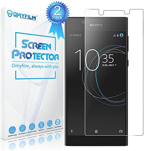 OMYFILM Screen Protector for Xperia L1, Sony Xperia L1 Tempered Glass [Case Friendly] [Anti-scratch] 9H Hardness Screen Protector for Sony Xperia L1 (Xperia L1, 2 Pack)