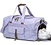 Weekender Overnight Duffel Bag Shoe Pocket for Women Men Weekend Travel Tote Carry On Bag