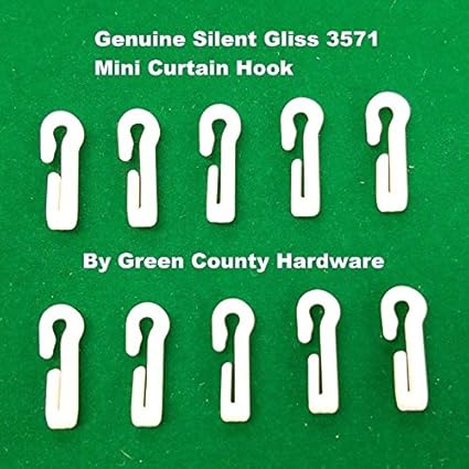 Silent Gliss Curtain Hooks Pack Of 25 Amazon Co Uk Car Motorbike