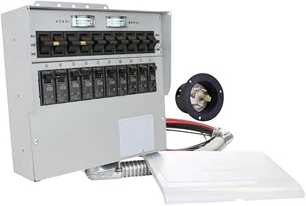 Amazon.com : 310A Pro/Tran2 30-Amp 10-Circuit 2 Manual Transfer Switch