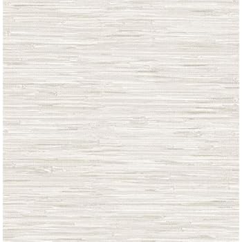 WallPops NU2875 Grassweave Cream Peel and Stick Wallpaper, Neutral