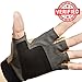 UV Fishing Gloves Sun Protection for Men & Women, Certified UPF50+, Half Finger Glove Kayaking, Paddling, Sailing, Driving, Golfing, Fingerless, Free of Chemicals, Machine Washable, Sand M
