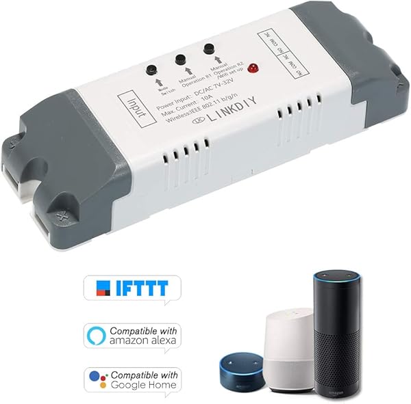 Festnight Sonoff Smart Schalter Alexa 2CH Universalmodul Timer APP Steuerung fr Smart Home