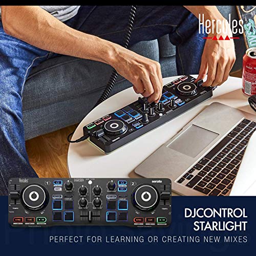 Hercules Compact DJControl Starlight Controller with Builtin sound