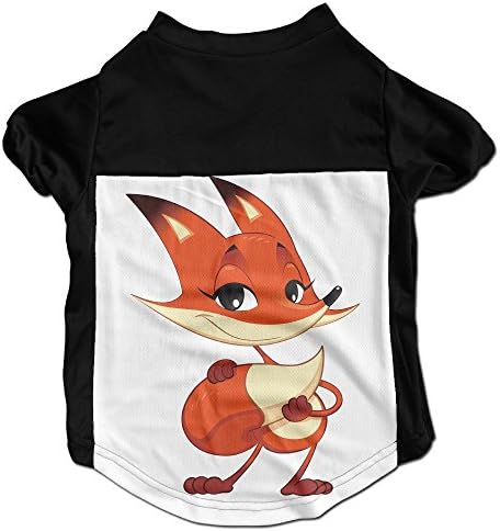 Cute Fox Doggy Cute Puppy Dog Cat Canine Short Sleeve T Shirts Clothing Tee Sweater Pet Wear