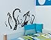 Pirateship Attacked by the Kracken Wall Decal Sticker - Black, 24
