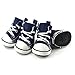 Small Pet Dog Cat Denim Shoes Sport Casual Anti-slip Boots Sneaker Shoes Clothes