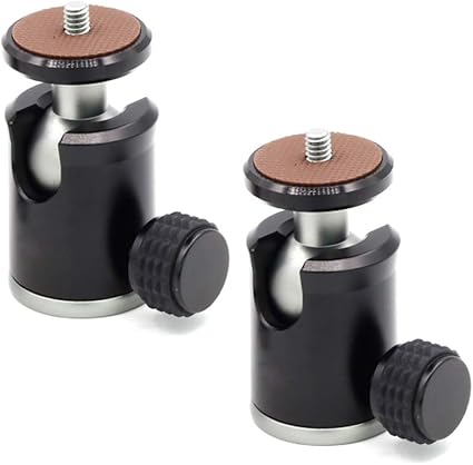 FOTGA Metall-Kugelkopf Für Kamera & Smartphone - 360° Drehbar Mit Kaltschuh-Adapter