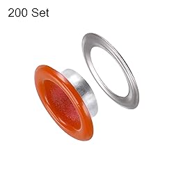 HARFINGTON 200 Set Color Round Grommets 10mm
