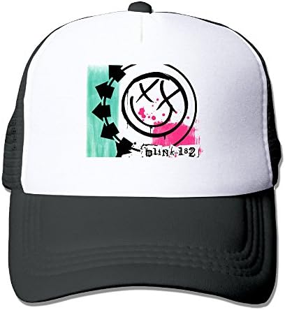 Custom Adult Unisex Blink-182 Logo 100% Nylon Mesh Caps One Size Fits Most Adjustable Mesh Hat