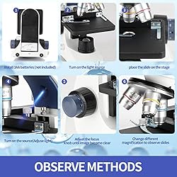 Compound Binocular Microscope Kids Adults