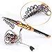 Shelure Telescopic Fishing Rod, Short, Carbon Fibre, Retractable Fishing Pole, Saltwater/ Freshwater, Spinning Poles in Various Sizes