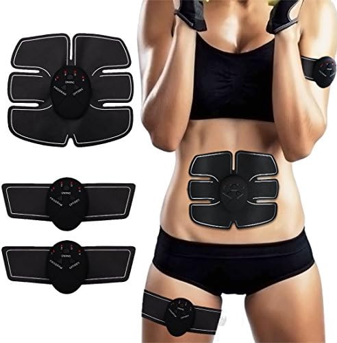 Ultimate Abs Stimulator Perfect workout Muscle Toner Abdominal Toning Belt EMS ABS Toner Body Muscle Trainer Wireless Portable Unisex Fitness Training Gear for Abdomen/Arm/Leg …
