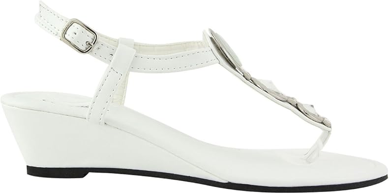 white dressy flip flops