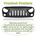 Front Matte Black Gladiator Grille Grid Grill with Mesh Insert For Jeep Wrangler JK JKU Rubicon Sahara Sport X Unlimited 2007-2018