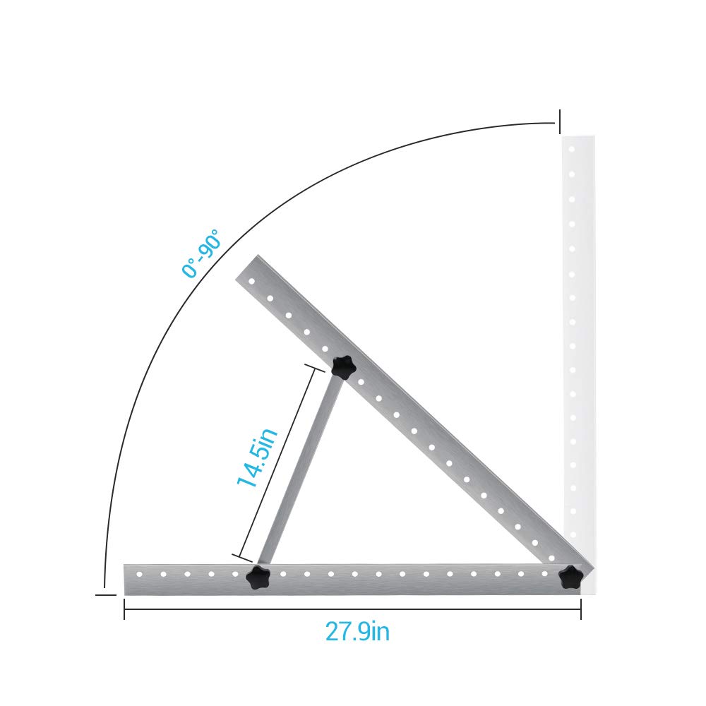 Renogy Adjustable Solar Panel Tilt Mount Brackets RV Roof Flat Surface Aluminum Mounting Set, Silver - Image 5