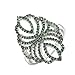 Cubic Zirconia Rings-KIVN Fashion Jewelry Sparkling and Luxury CZ Rings for Women(Emerald) (6)
