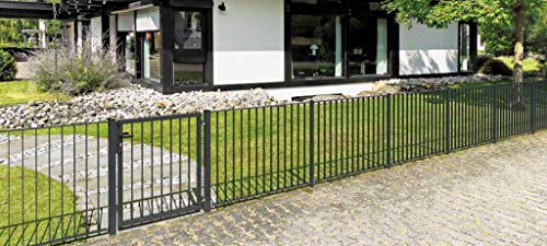 Zaunfeld-Set"Andorra" 150x100 cm - verzinkt + anthrazit – Bild 6