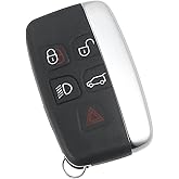 Partuto 315MHz KOBJTF10A Replacement Smart Proximity Keyless Entry Remote Key Fob for Range Rover Evoque Sport 2012-2017 for Land Rover LR2 LR4 2012-2015 5 Buttons Replacement
